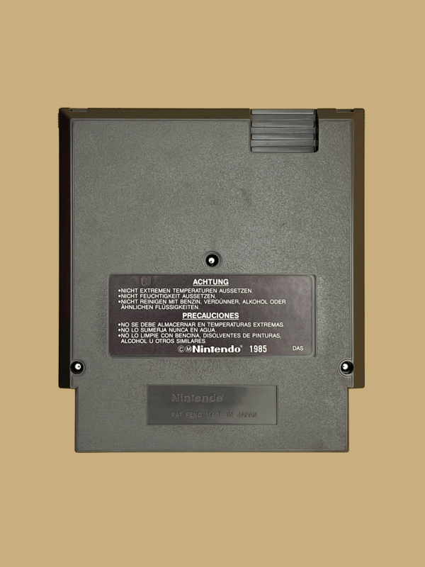 Nes rad racer mit booklet back