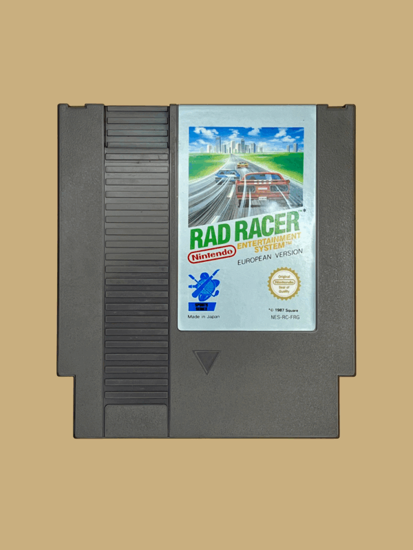 Nes rad racer mit booklet front