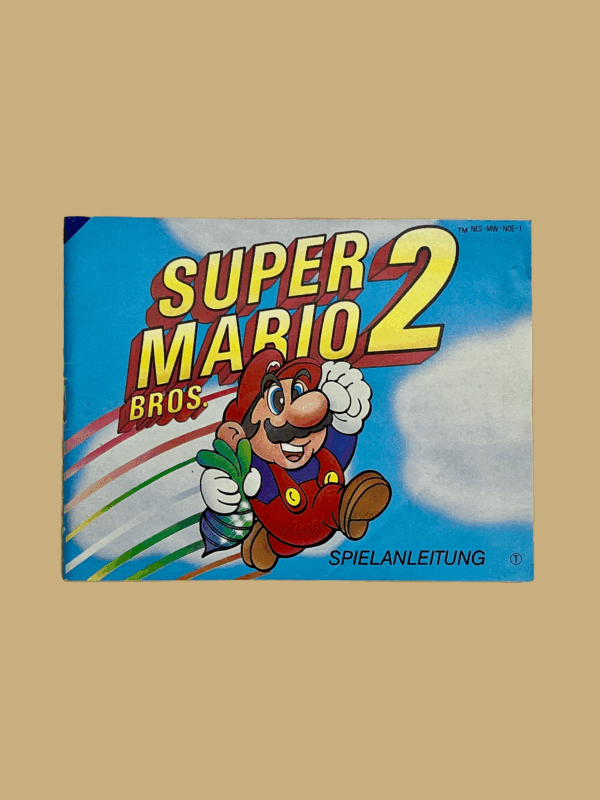 Nes super mario bros. 2 mit booklet booklet front