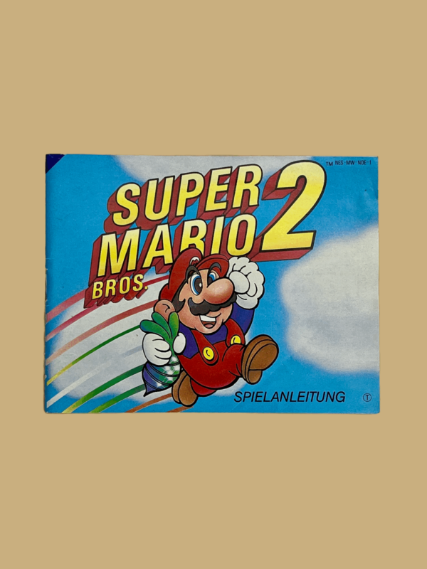 Nes super mario bros. 2 mit booklet booklet front