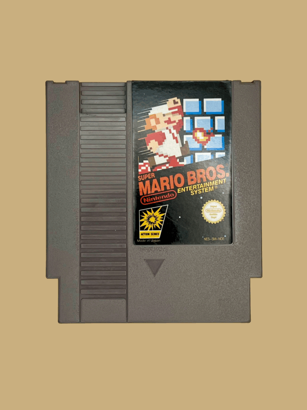 Nes super mario bros. front
