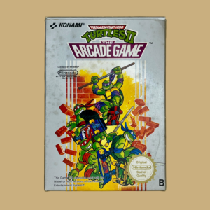 Nes teenage mutant hero turtles ii the arcade game box front