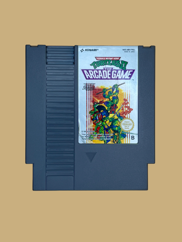 Nes teenage mutant hero turtles ii the arcade game front