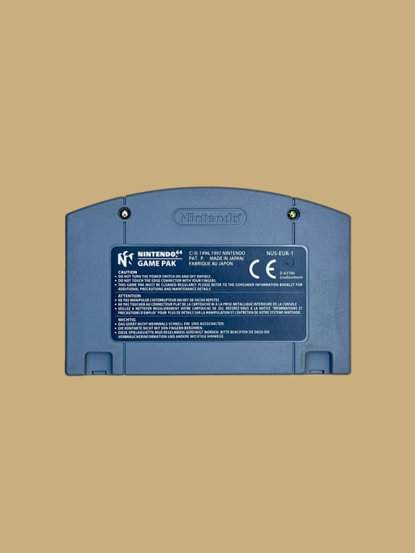 Nintendo 64 1080° snowboarding back