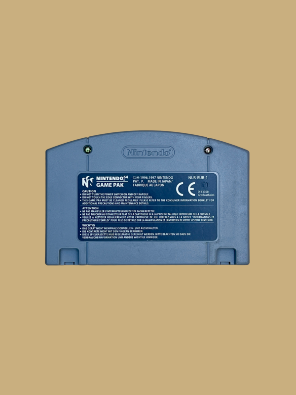 Nintendo 64 nhl 99 back