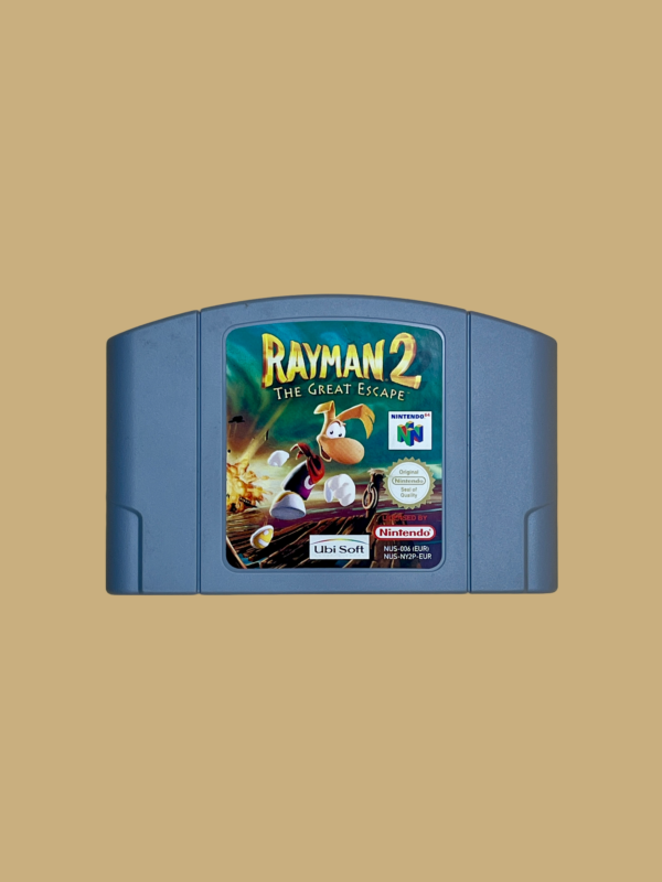 Nintendo 64 rayman 2 the great escape front