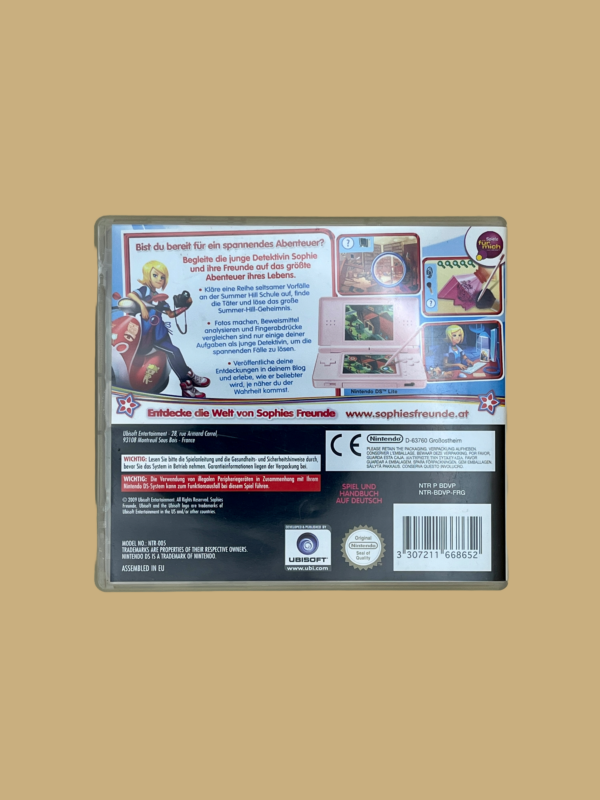 Nintendo ds sophies freunde abenteuer geheimnisse in der schule back