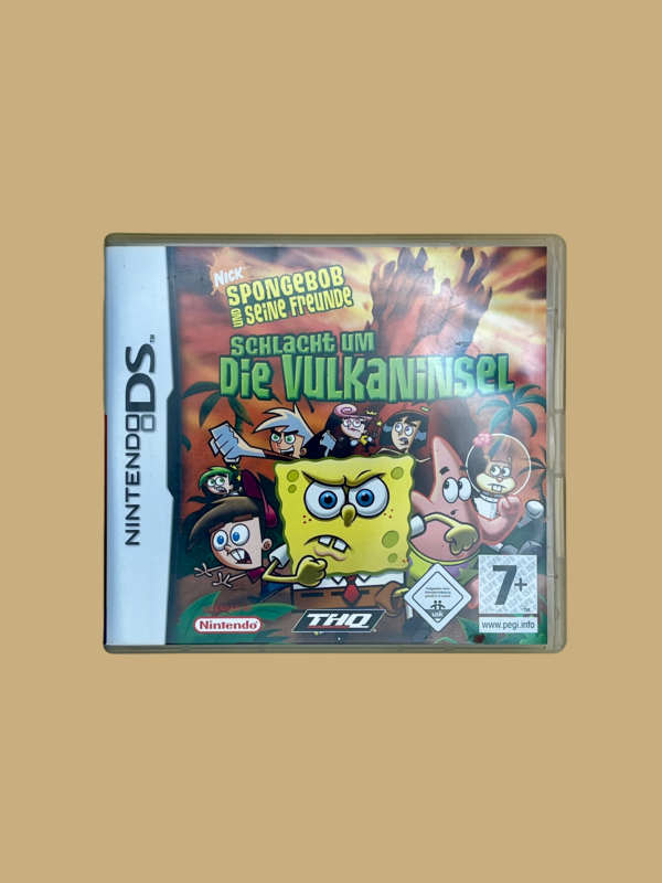 Nintendo ds spongebob und seine freunde schlacht um die vulkaninsel front