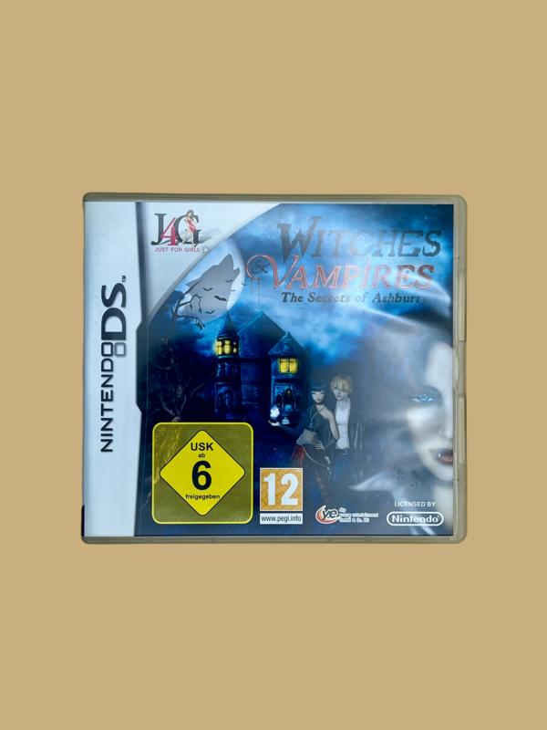 Nintendo ds witches & vampires the secrects of ashburry front