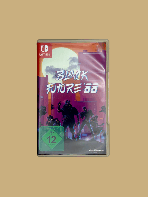 Nintendo switch black future'88 front