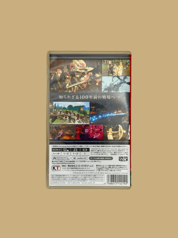 Nintendo switch hyrule warriors age of calamity back
