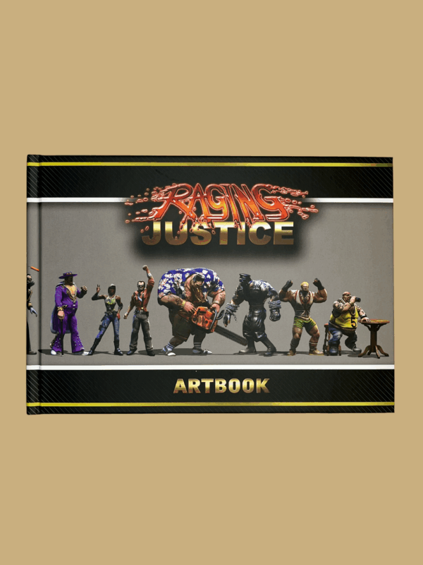Nintendo switch raging justice art book