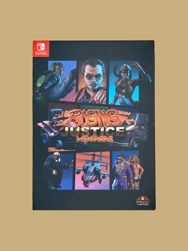 Nintendo switch raging justice front