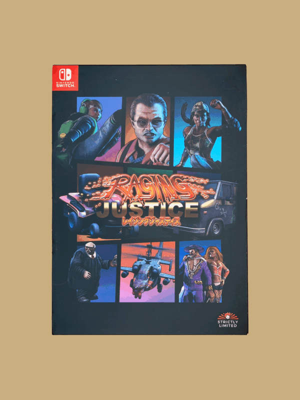 Nintendo switch raging justice front