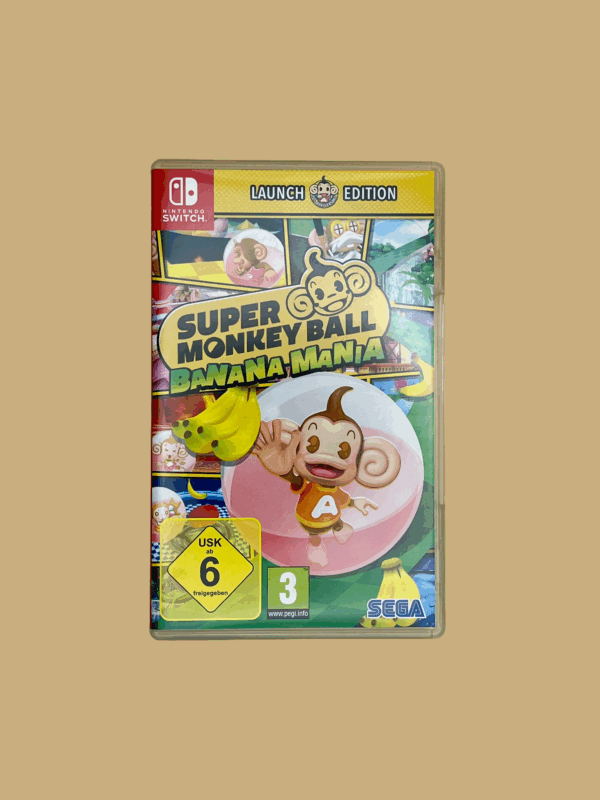 Nintendo switch super monkey ball banana mania launch edition front