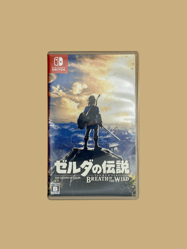 Nintendo switch the legend of zelda breath of the wild jap game front
