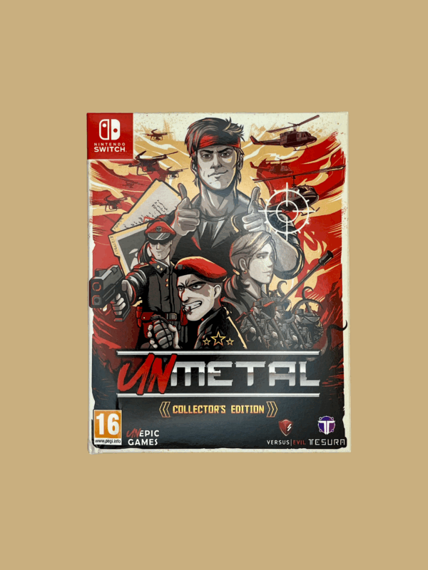 Nintendo switch unmetal collector's edition front