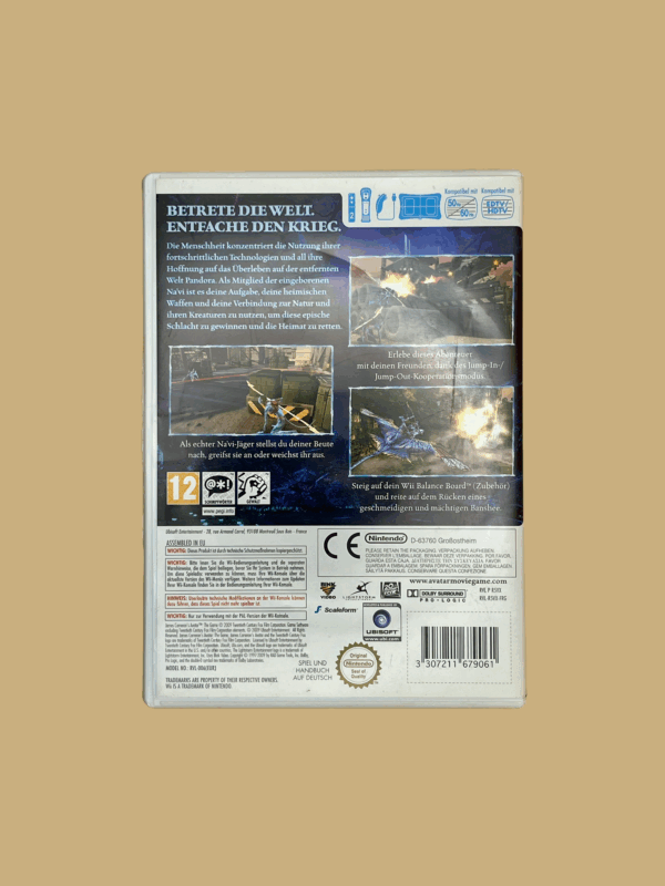 Nintendo wii avatar das spiel back