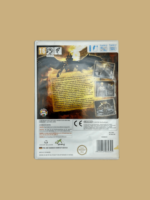 Nintendo wii cursed mountain back