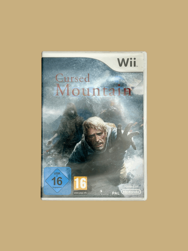 Nintendo wii cursed mountain front