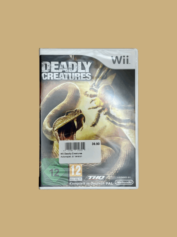 Nintendo wii deadly creatures front