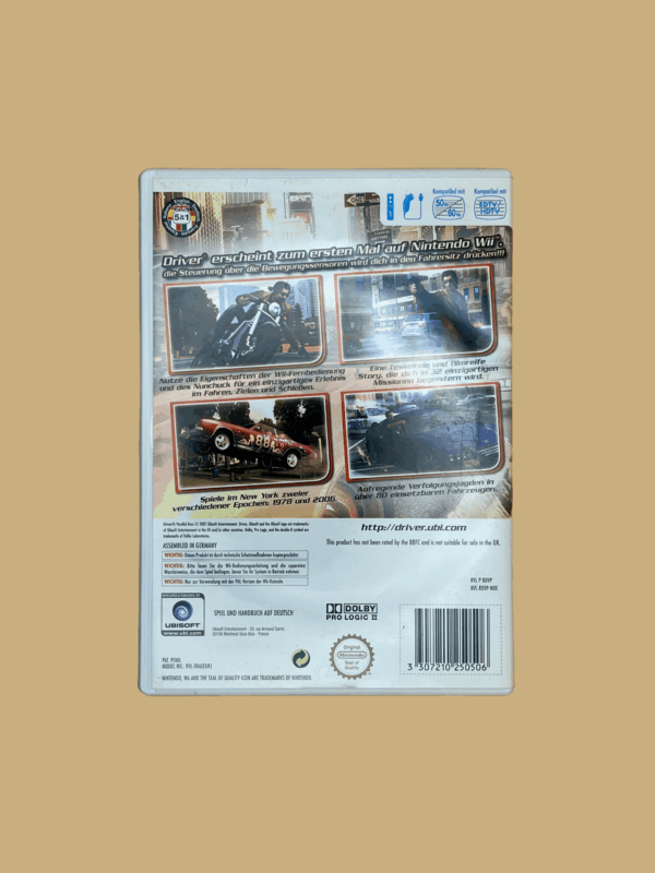 Nintendo wii driver parallel lines back