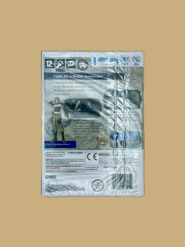 Nintendo wii fire emblem radiant dawn back