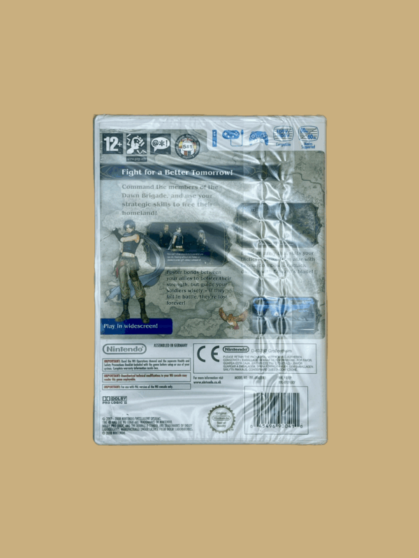 Nintendo wii fire emblem radiant dawn back
