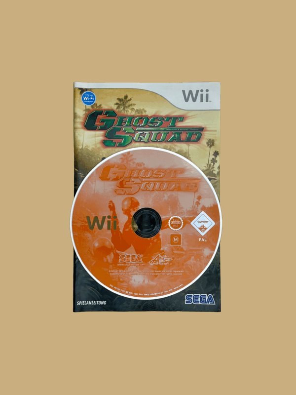 Nintendo wii ghost squad disc