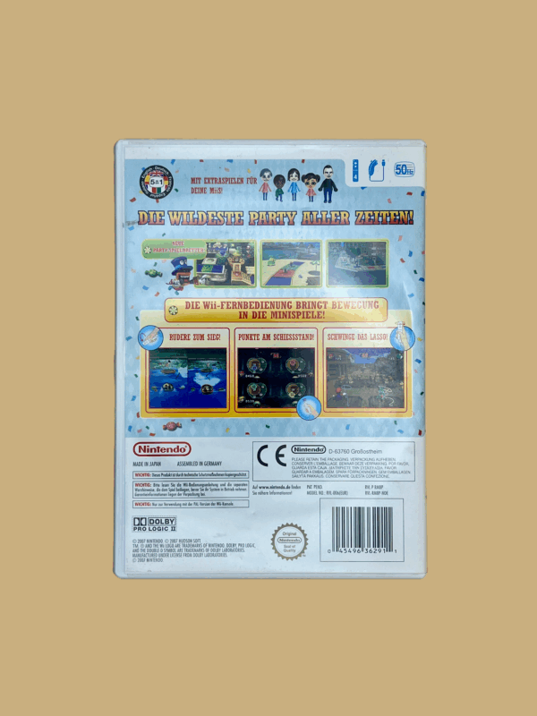 Nintendo wii mario party 8 back