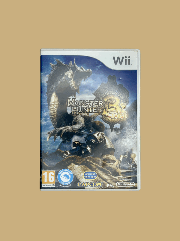 Nintendo wii monster hunter 3 tri front