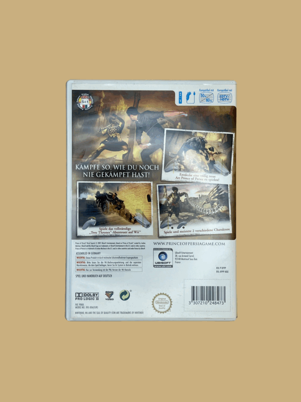 Nintendo wii prince of persia rival swords back