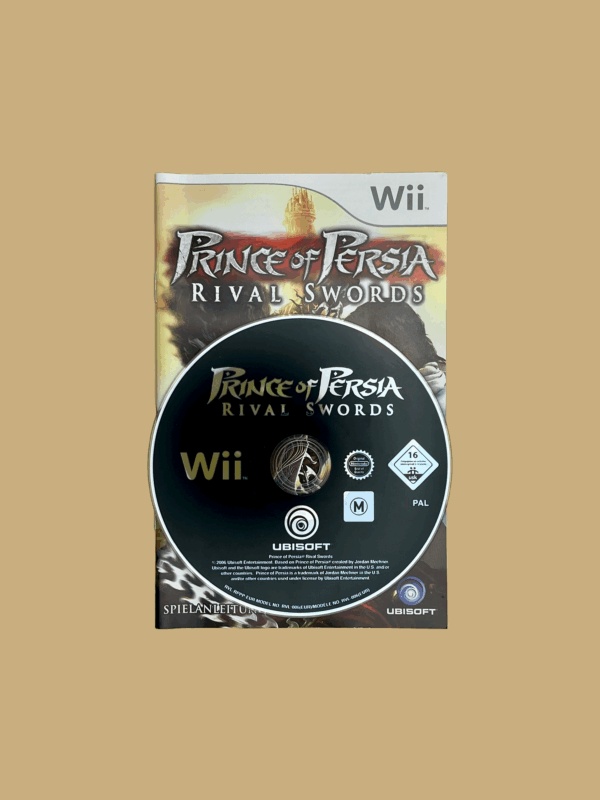 Nintendo wii prince of persia rival swords disc