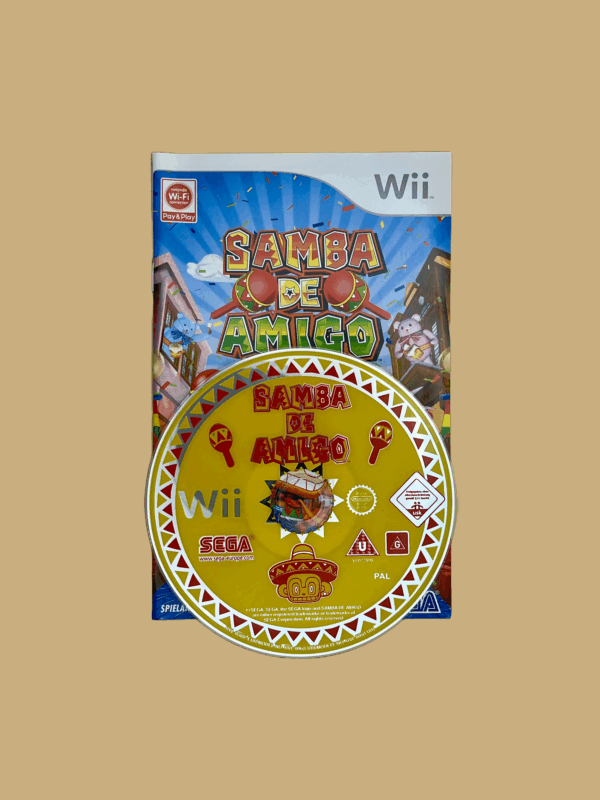 Nintendo wii samba de amigo disc