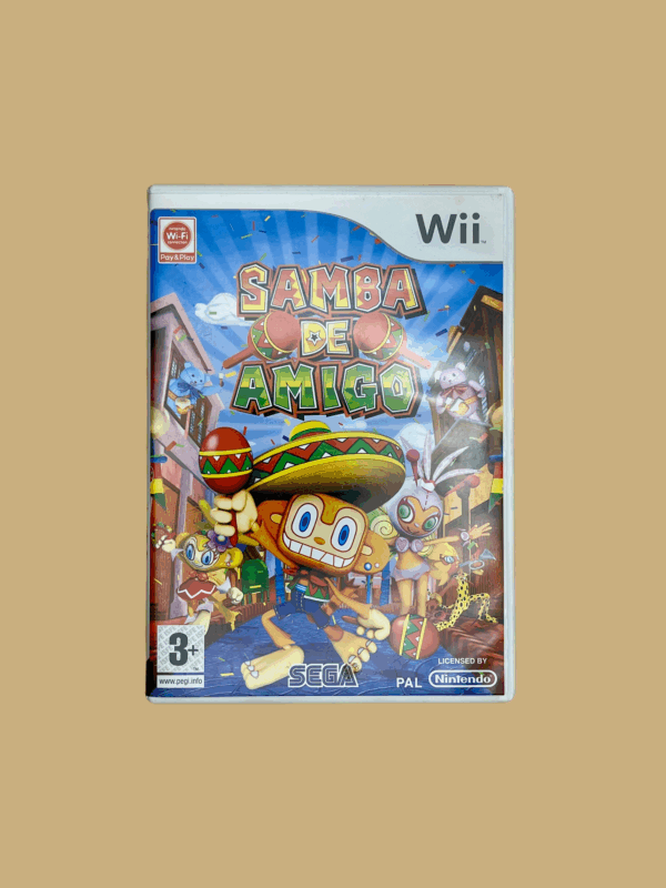 Nintendo wii samba de amigo front