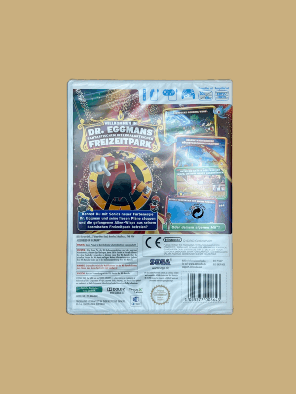 Nintendo wii sonic colours back