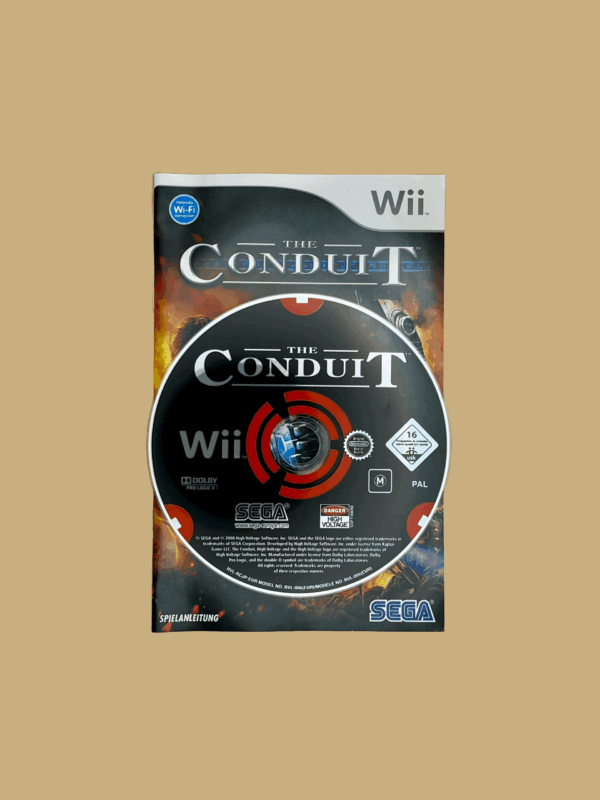 Nintendo wii the conduit disc