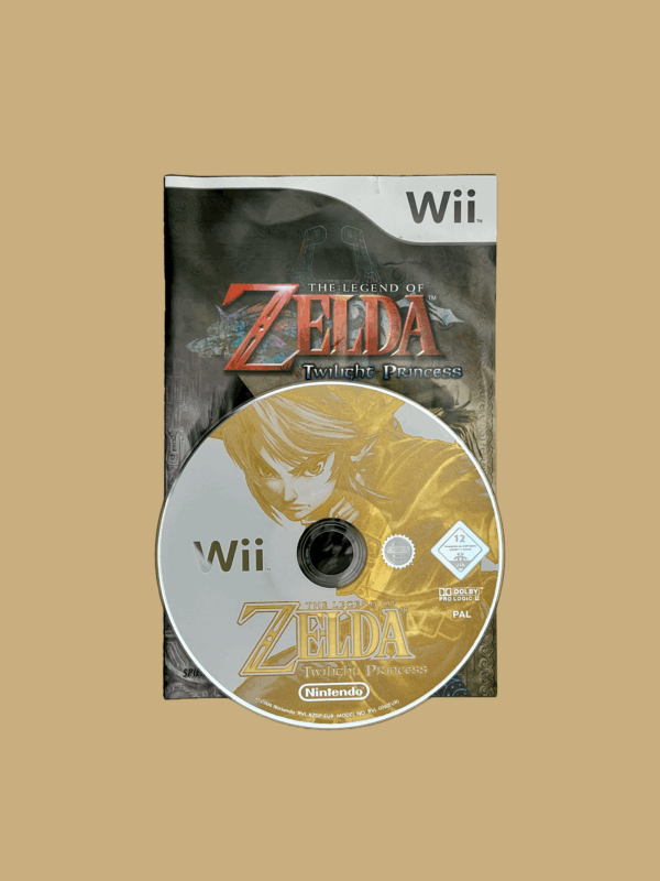 Nintendo wii the legend of zelda twilight princess disc