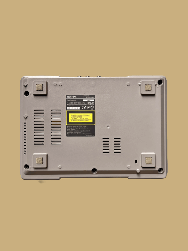Playstation 1 unten