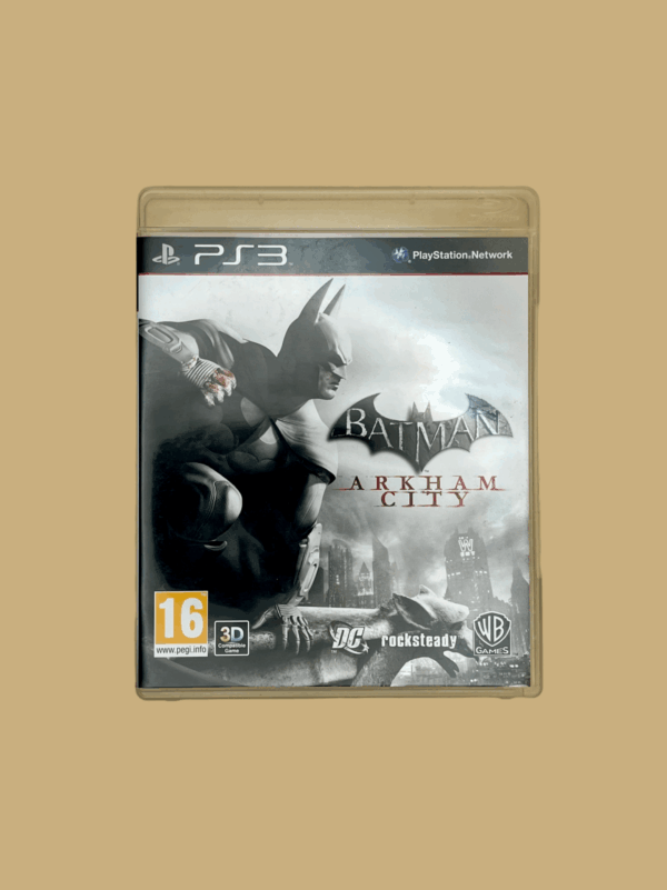 Playstation 3 batman arkham city front