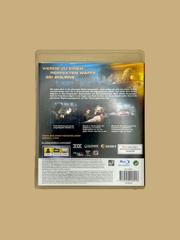 Playstation 3 das bourne komplott back