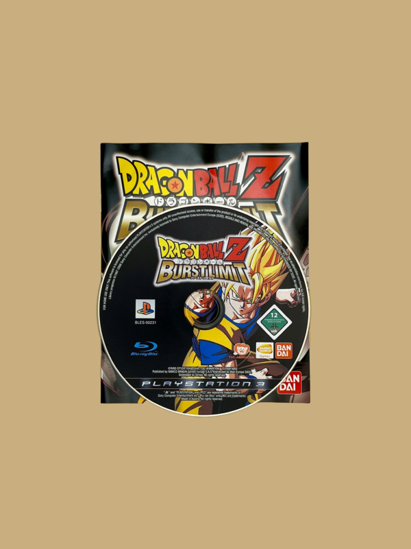 Playstation 3 dragon ball z burst limit disc