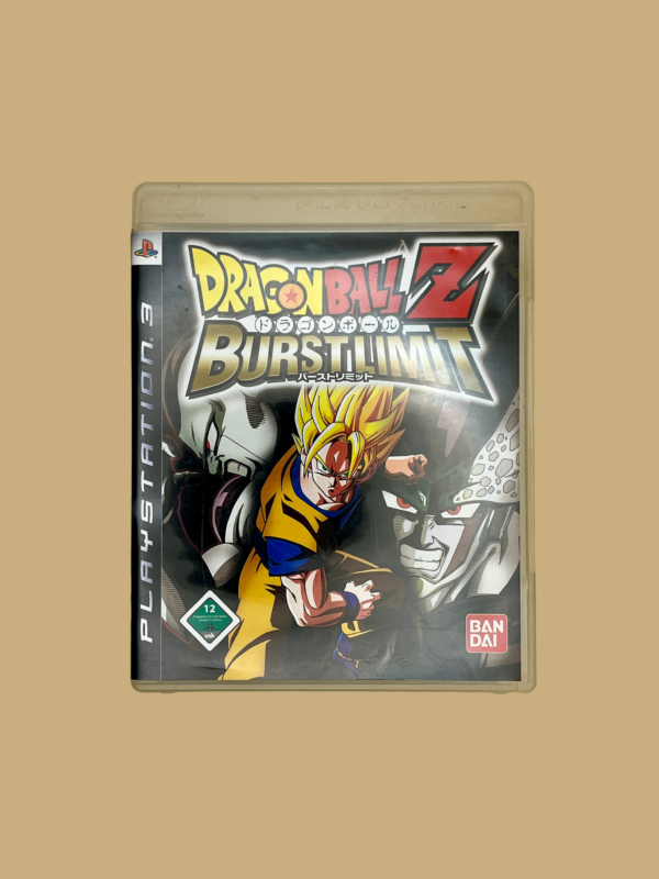 Playstation 3 dragon ball z burst limit front