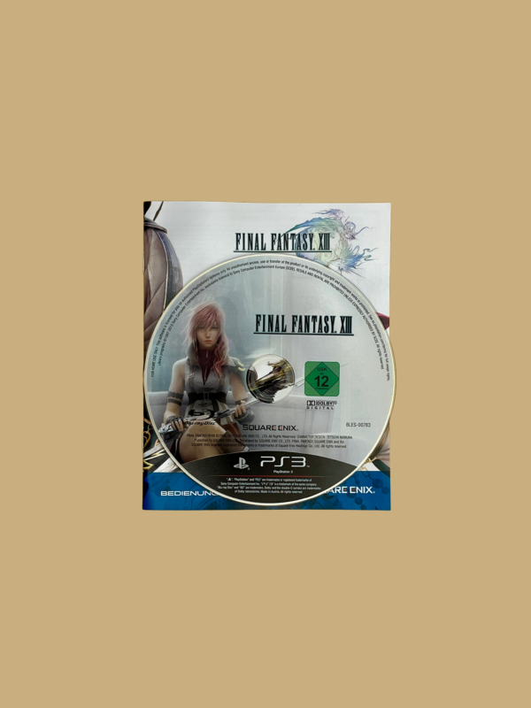 Playstation 3 final fantasy xiii limitierte sammler edition game disc