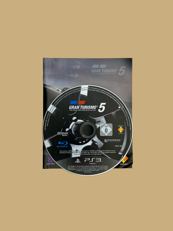 Playstation 3 gran turismo 5 disc