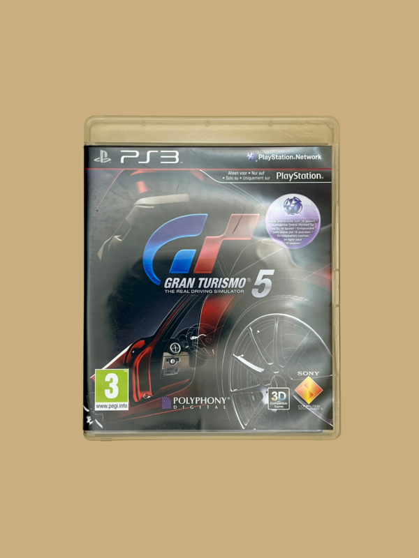Playstation 3 gran turismo 5 front