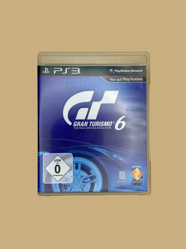 Playstation 3 gran turismo 6 front