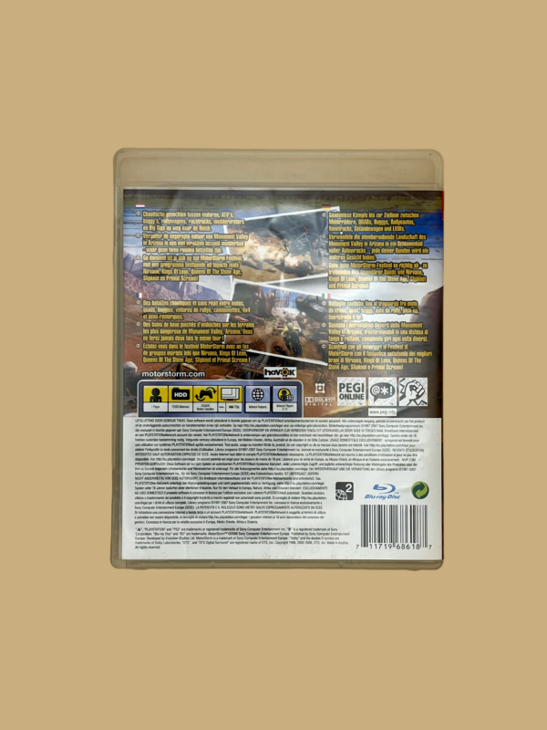 Playstation 3 motorstorm back