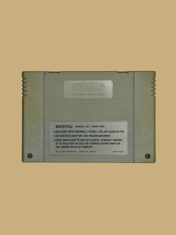 Snes aladdin back