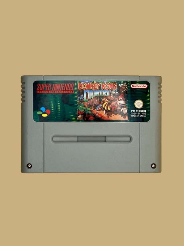 Snes donkey kong country front